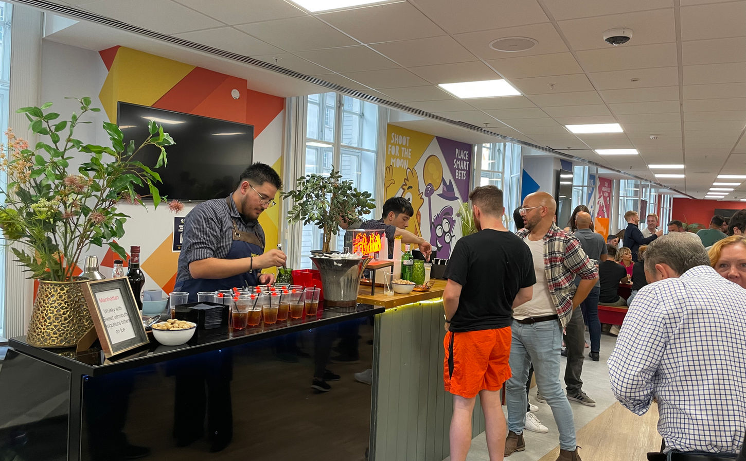 Corporate event bar