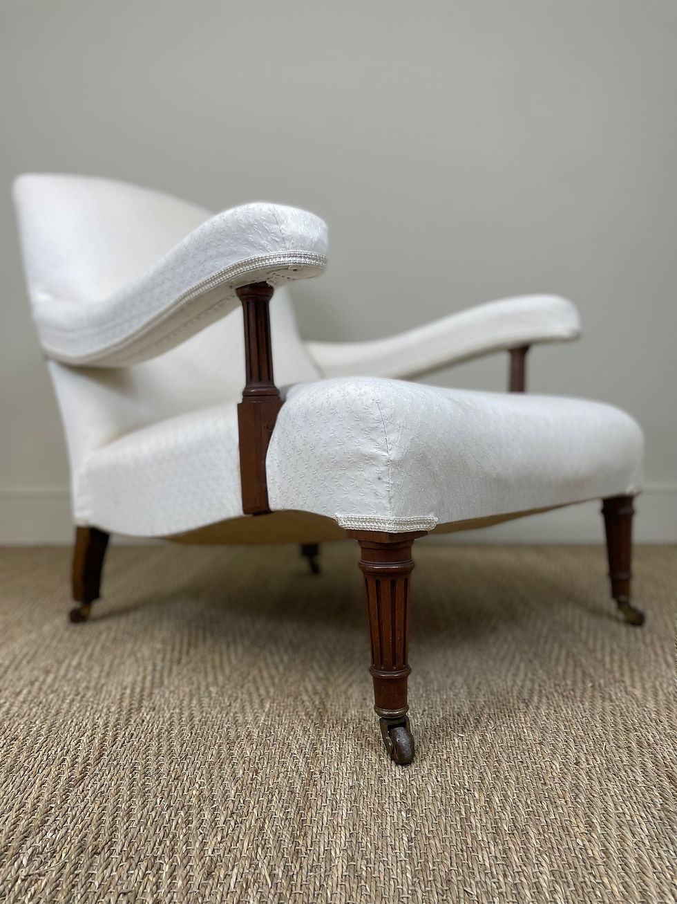 Thumbnail: Gillow & Co Open Armchairs