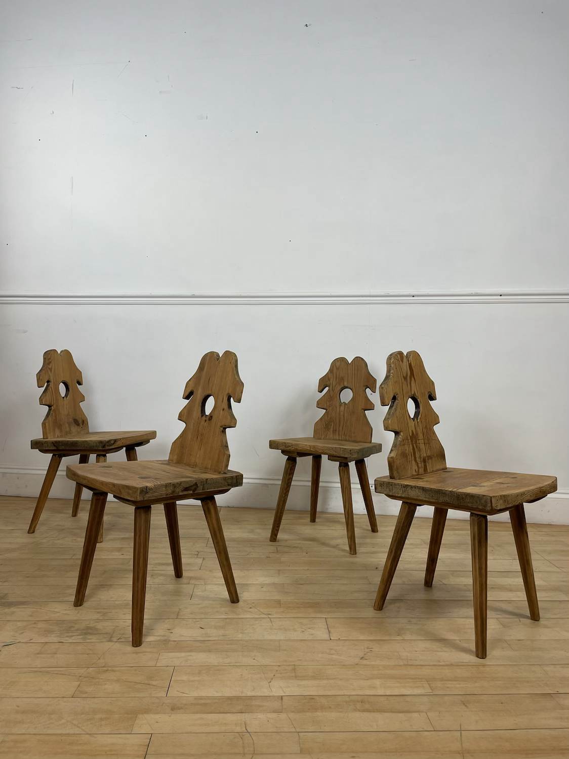 SET OF FOUR ALPINE CHAIRS