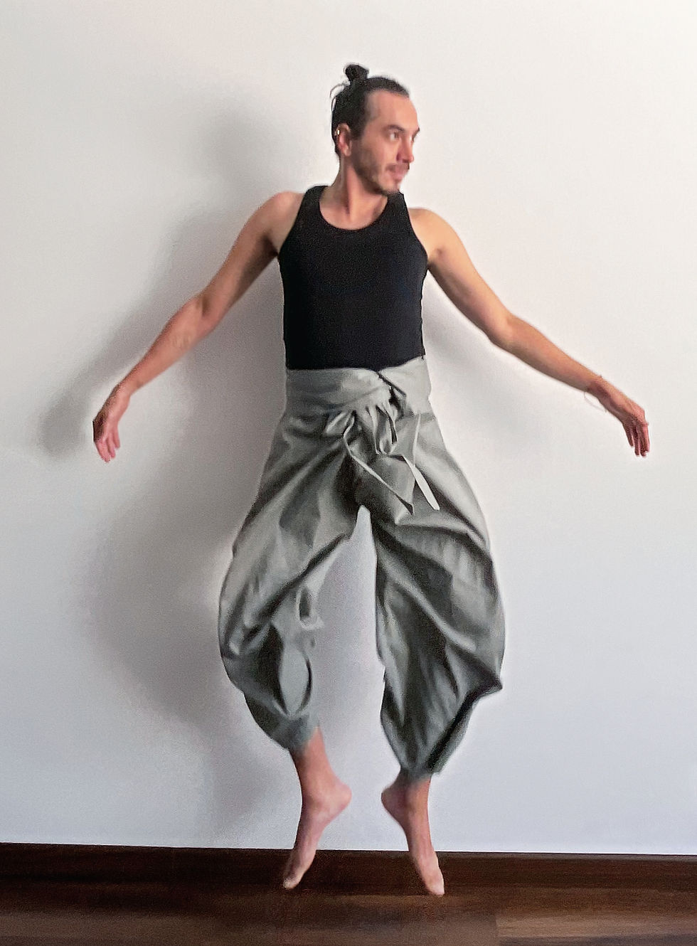 Miniatura: Pantalón Thai verde oliva