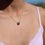 Thumbnail: Royal Blue Crystal Rondelle Necklace