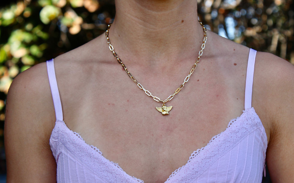 Thumbnail: Large Angel Necklace