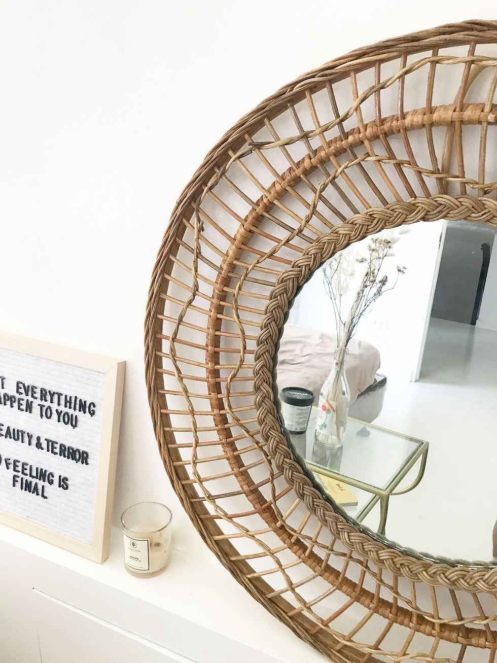 Thumbnail: Rattan Mirror