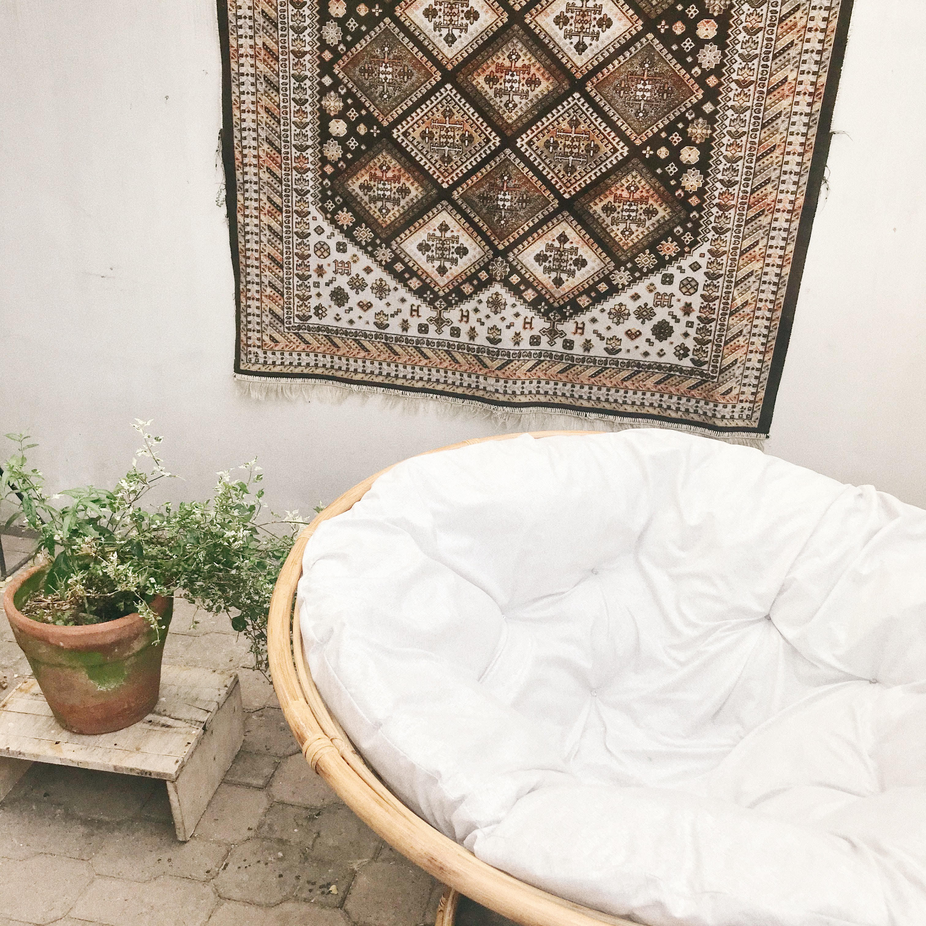 Comfy Rattan Bowl Chair