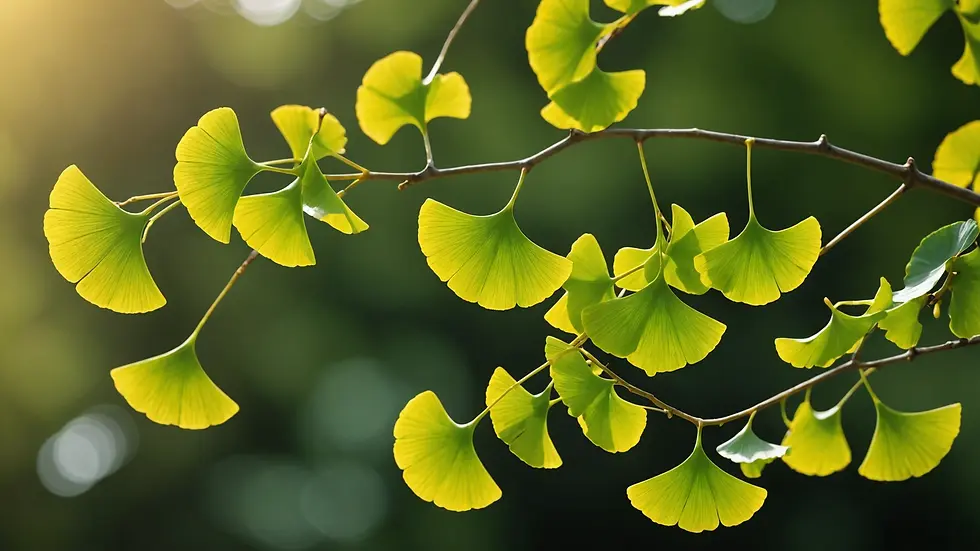 Ginkgo Biloba Leaves