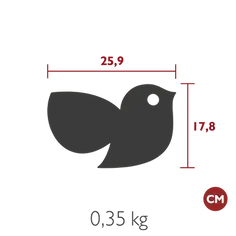 FERMOB PICOTI_DESSOUS DE PLAT 26 X 18 CM_DIMENSIONS