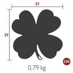 FERMOB TREFLE_DESSOUS DE PLAT 27 X 27 CM DIMENSIONS