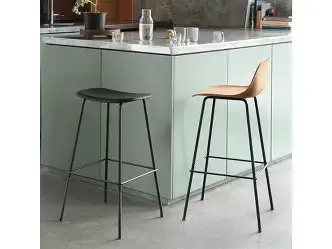 Muuto Fiber Bar Stool Base Tube Assise Plastique