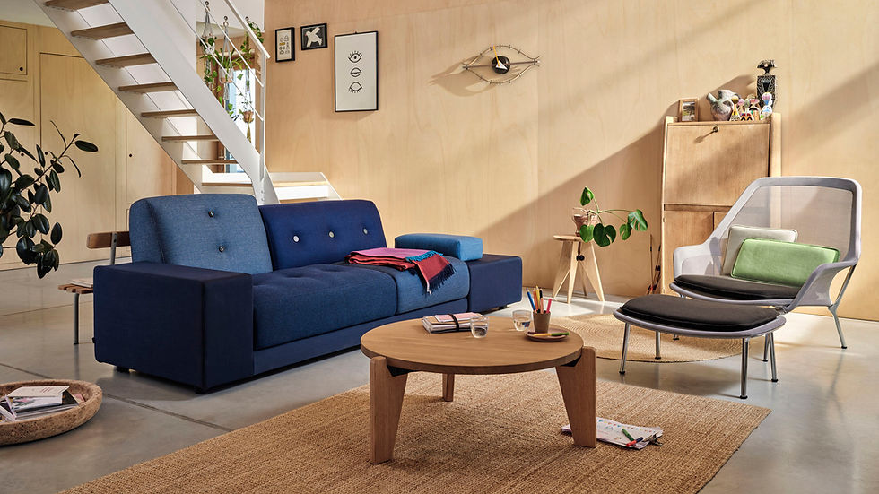 Vitra Slow chair & ottoman