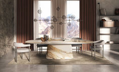 Cattelan Italia Napoleon Keramik KM18 Matt borghini calacatta