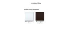 Vitra Metal Side Table Couleurs