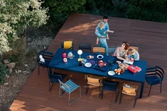 RIBAMBELLE TABLE 3 ALLONGES 149_299 X 100 CM BLEU ABYSSE