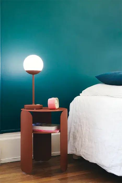 FERMOB BEBOP TABLE D'APPOINT Ø 35 CM OCRE_ROUGE