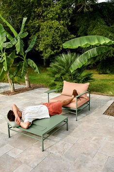 FERMOB RIVAGE TABLE BASSE 85 X 85 CM