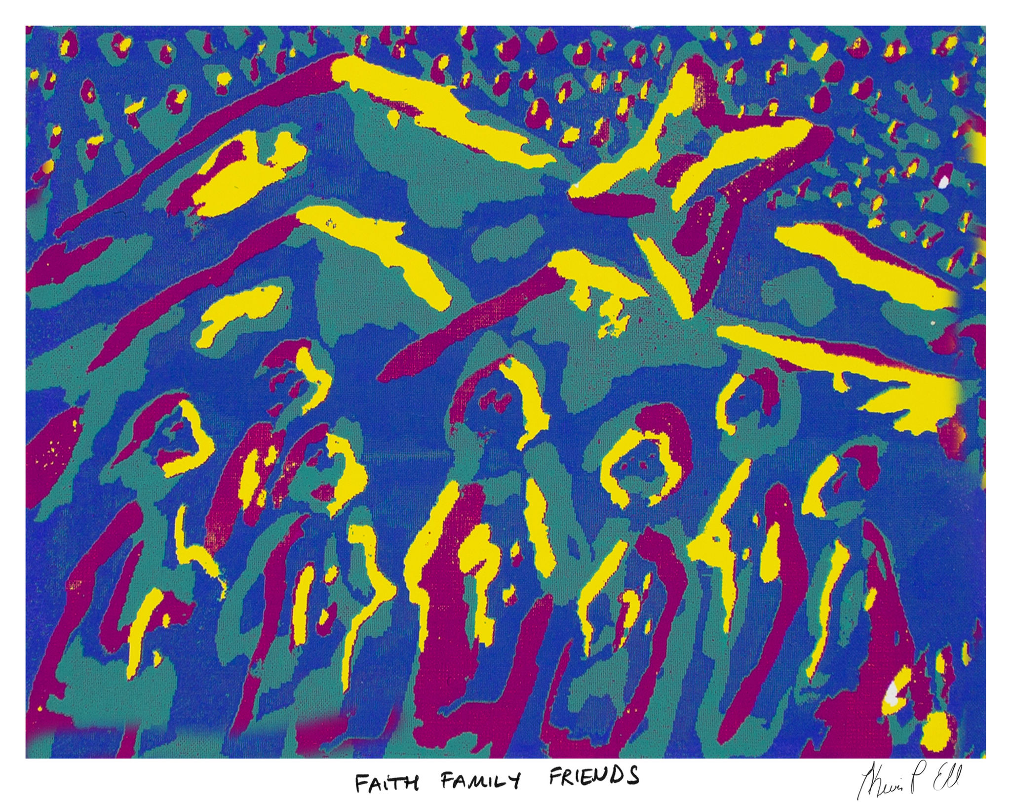 Faith Family Friends Print