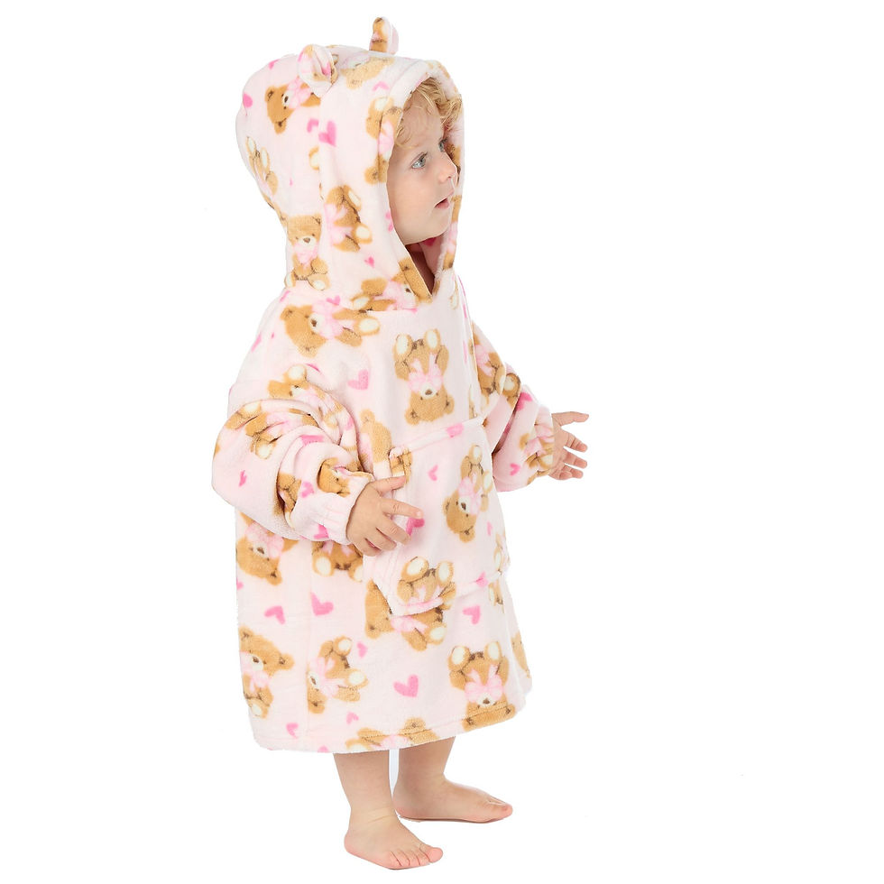 Thumbnail: Boy Girl Hoodie Infant Toddler Oversized Kids Snuggle Hooded 18-36 Months