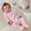 Thumbnail: Baby Girl BOWS Sleepsuit Babygro All In One VELOUR Spanish Style Frilly Collar