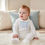 Thumbnail: Baby Boy Velour Sleepsuit Babygrow Spanish All in One White