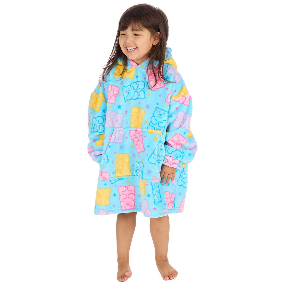 Thumbnail: Girl Hoodie Fleece Toddler Infant Snuggle Hooded Fleece Oversized 3-6 Years