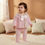 Thumbnail: Baby Girl Knitted Set Outfit BOW Floral Winter Leggings Top