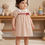 Thumbnail: Baby Girl Dress Toddler Traditional Classic Cotton Strawberry Bow Red Cream