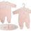 Thumbnail: Baby Girl Boy Sleepsuit Babygrow Velour Smocked Bunny Rabbit Pink Blue