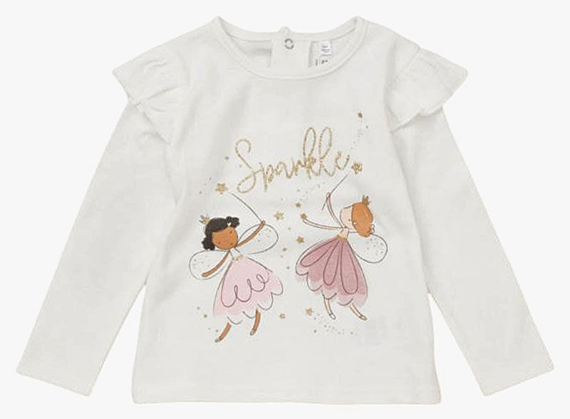 Thumbnail: Baby Girl Outfit 3 Pce Infant Toddler Kids Gilet Leggings Top FAIRIES Sparkle