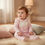 Thumbnail: Baby Girl Velour Sleepsuit Frilly Babygrow Spanish All in One Pink