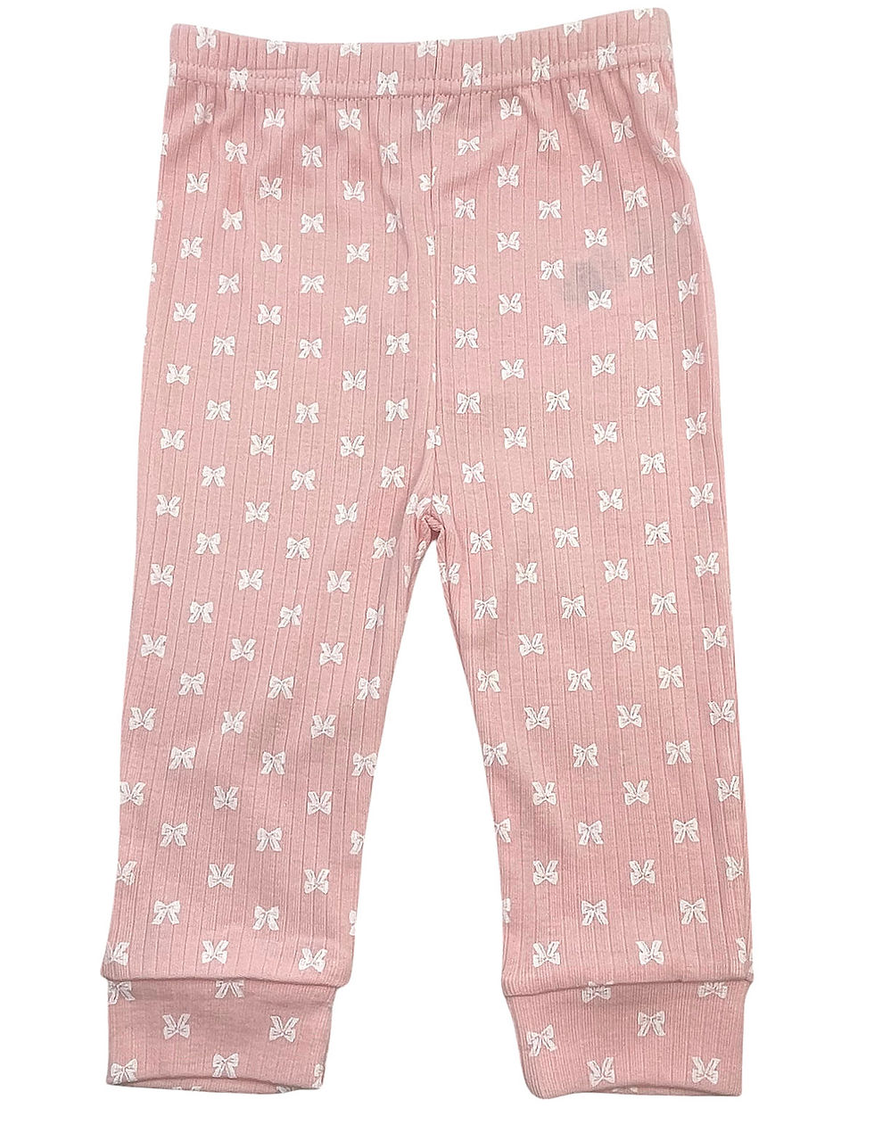 Thumbnail: Baby Girl 3 Pce Outfit Set Bow Sweatshirt Leggings Headband Lily & Jack Pink