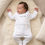 Thumbnail: Baby Girl Sleepsuit Babygrow All in One Cotton Frilly Lace White