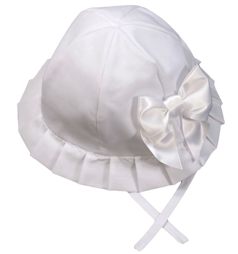 Thumbnail: Baby SUN HAT Summer Bonnet Traditional Flower Bow