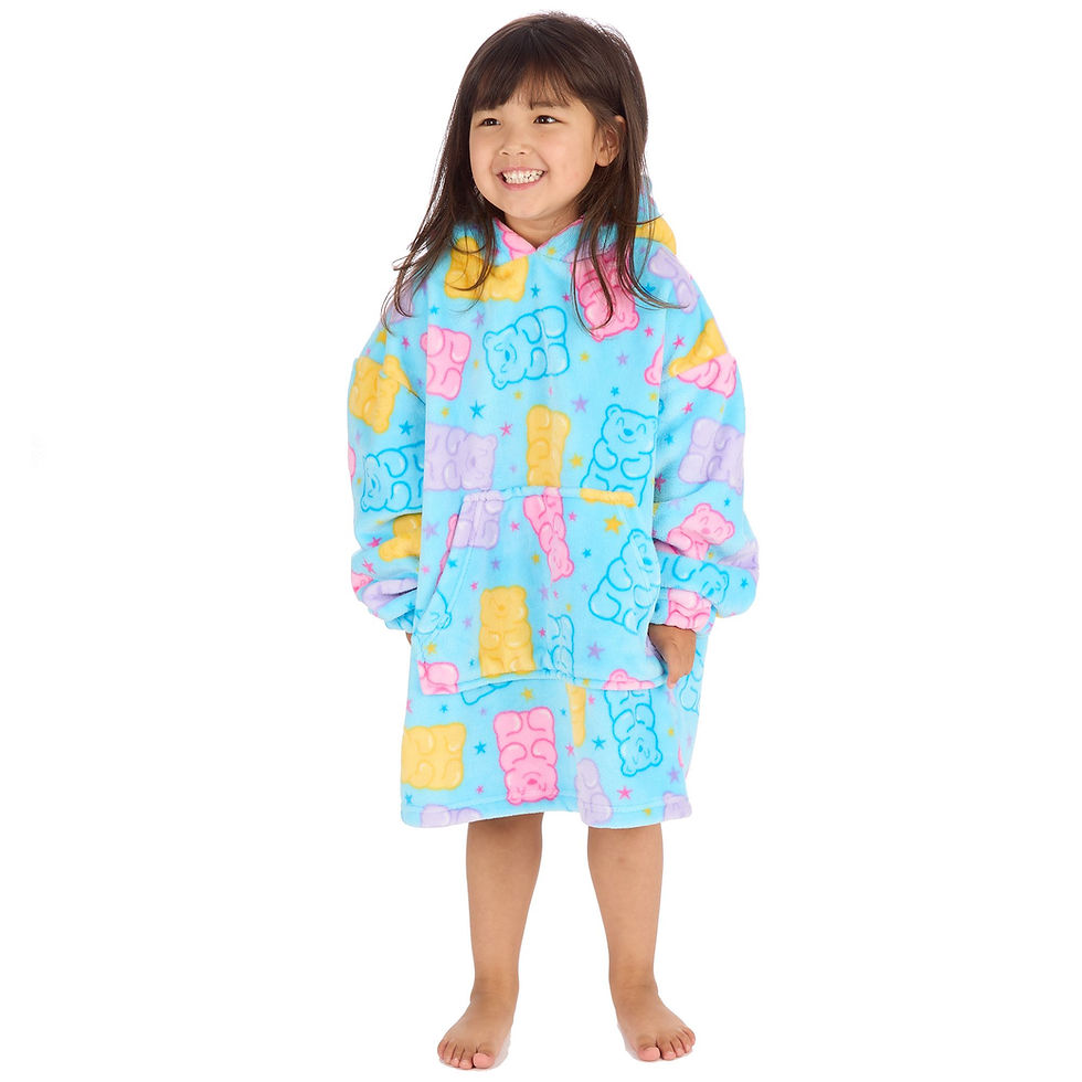 Thumbnail: Girl Hoodie Fleece Toddler Infant Snuggle Hooded Fleece Oversized 3-6 Years