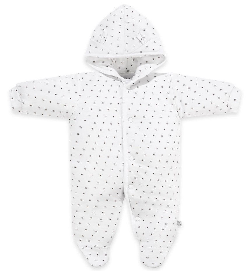 Thumbnail: Premature Baby Pram Snow Padded Suit Tiny Small Prem Early Cotton Boy Girl White