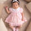 Thumbnail: Baby Girl Dress Set Outfit Frilly Bow Headband Pink