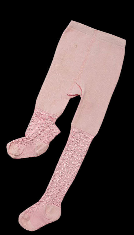 Thumbnail: Baby Girl Tights Premature Tiny Small Newborn Patterned Pink White
