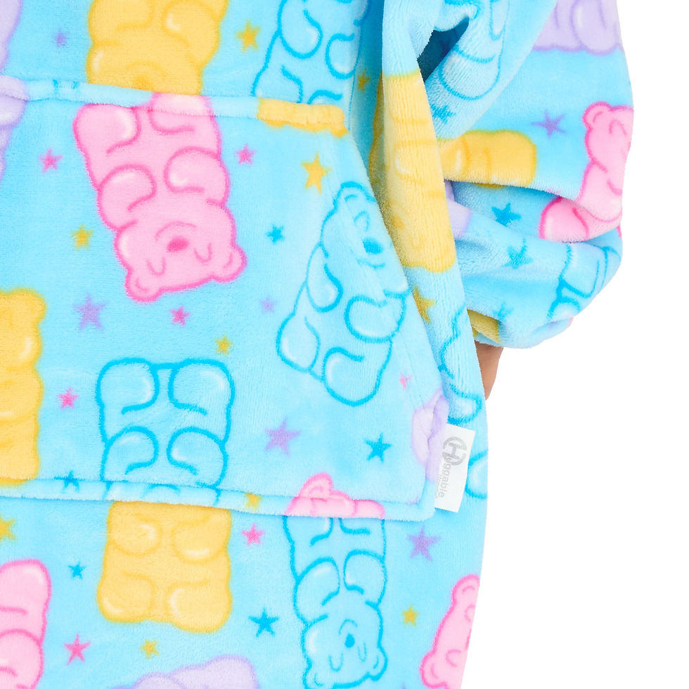 Thumbnail: Girl Hoodie Fleece Toddler Infant Snuggle Hooded Fleece Oversized 3-6 Years