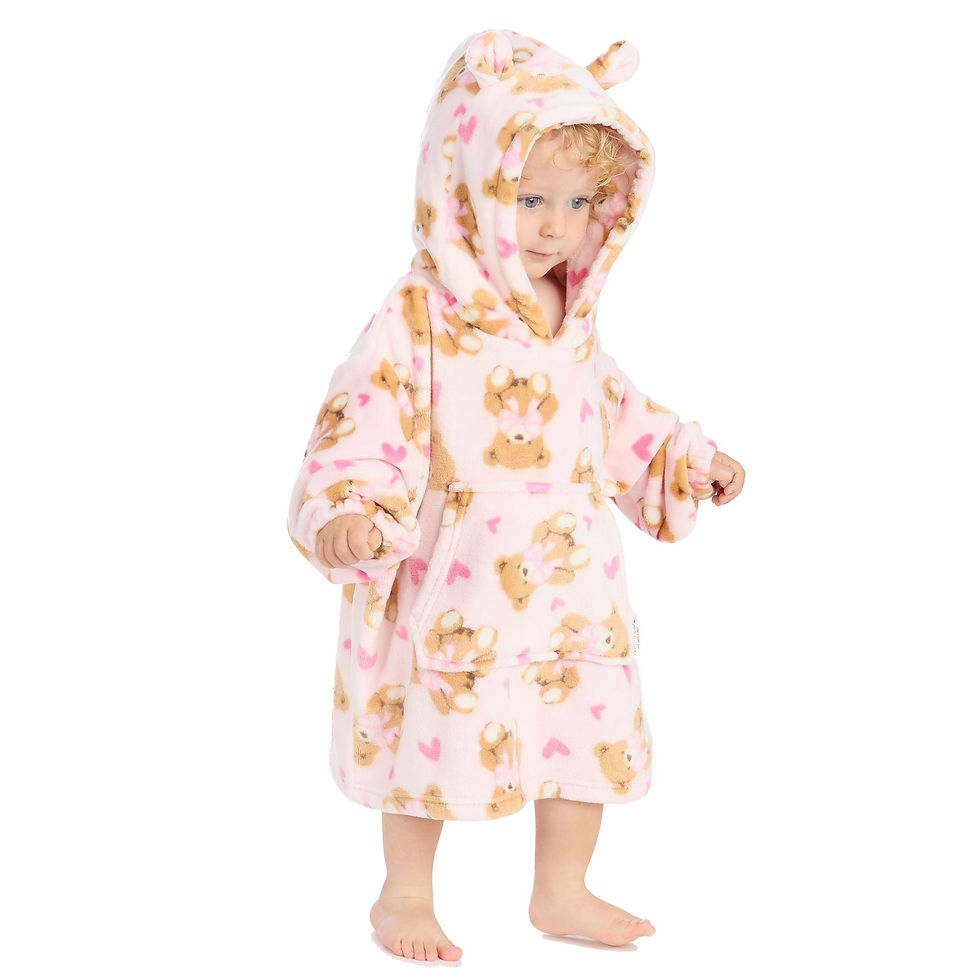 Thumbnail: Boy Girl Hoodie Infant Toddler Oversized Kids Snuggle Hooded 18-36 Months