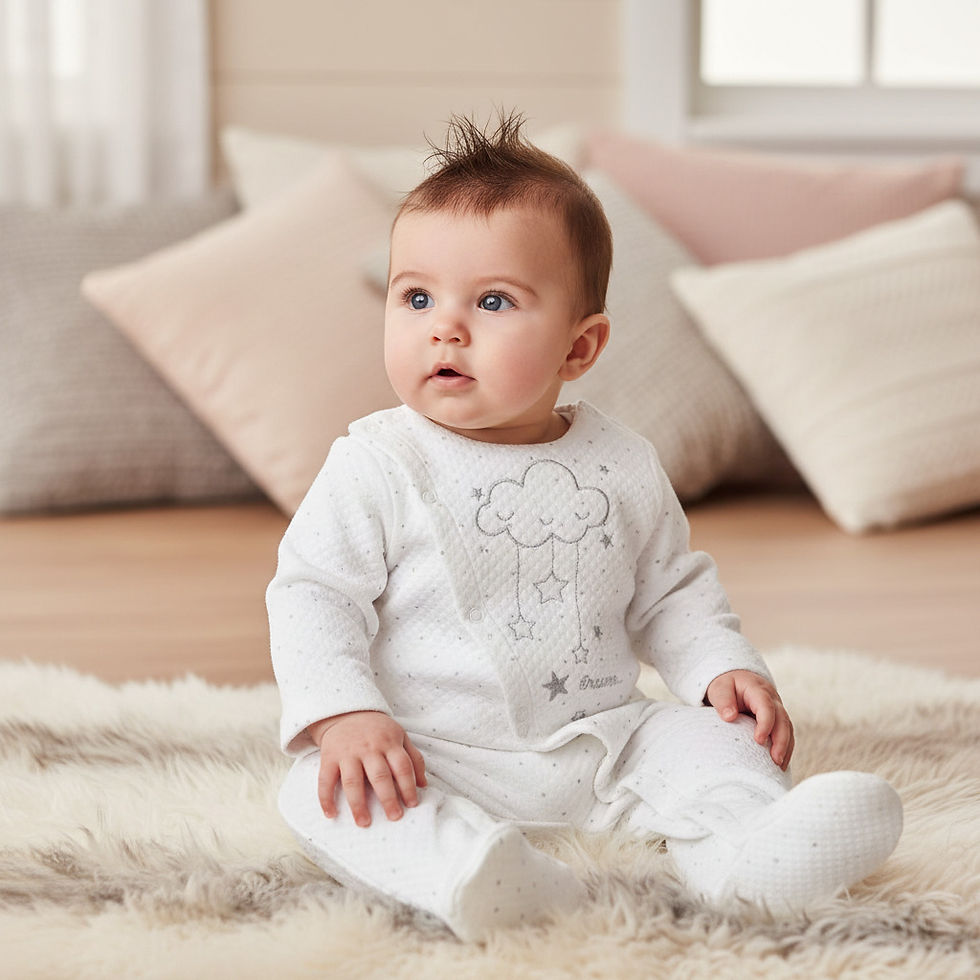 Thumbnail: Baby Girl Boy Sleepsuit Babygrow All In One Outfit WHITE Unisex