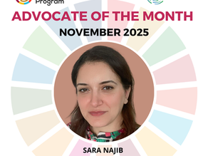Celebrating Our November Advocates OF THE MONTH