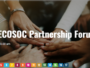 Upcoming Event at ECOSOC Partnership Forum