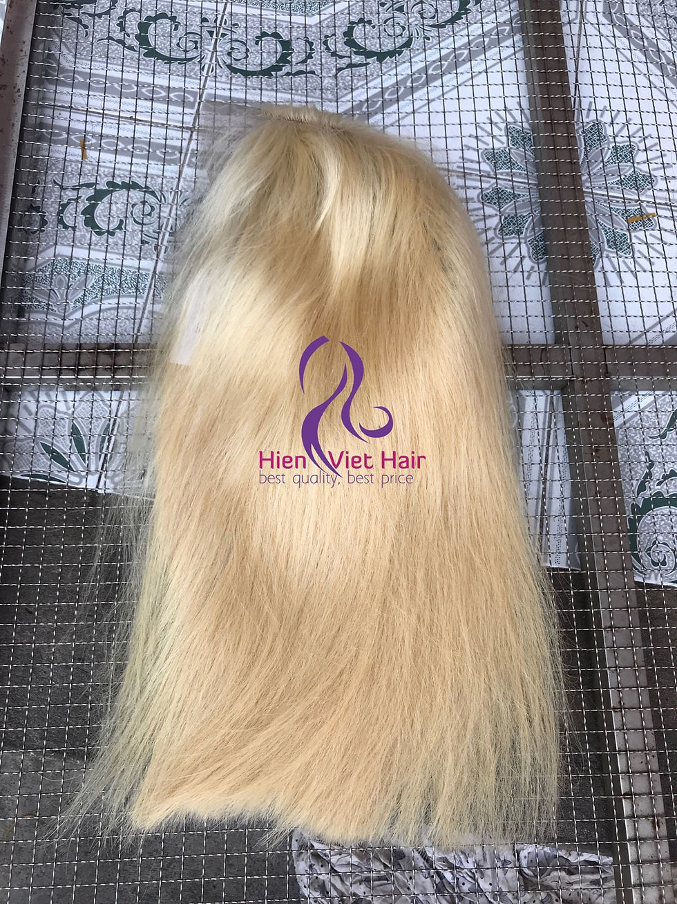 Thumbnail: Blonde hair lace front wig with high quality hair from hien viet hair