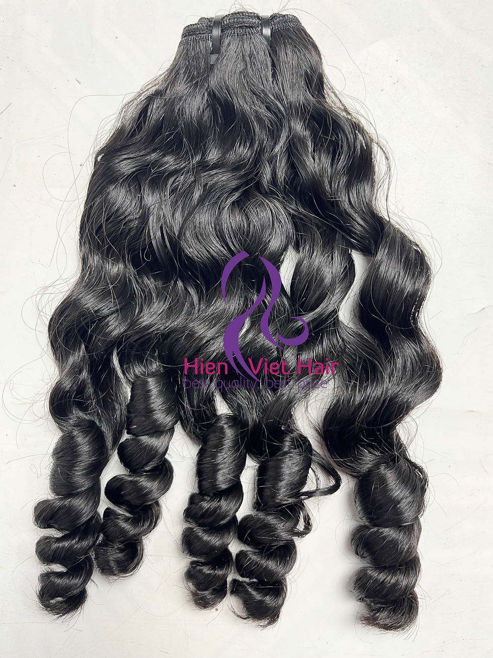 Thumbnail: Curly tip fumi hair bundles  - human hair wholesale 