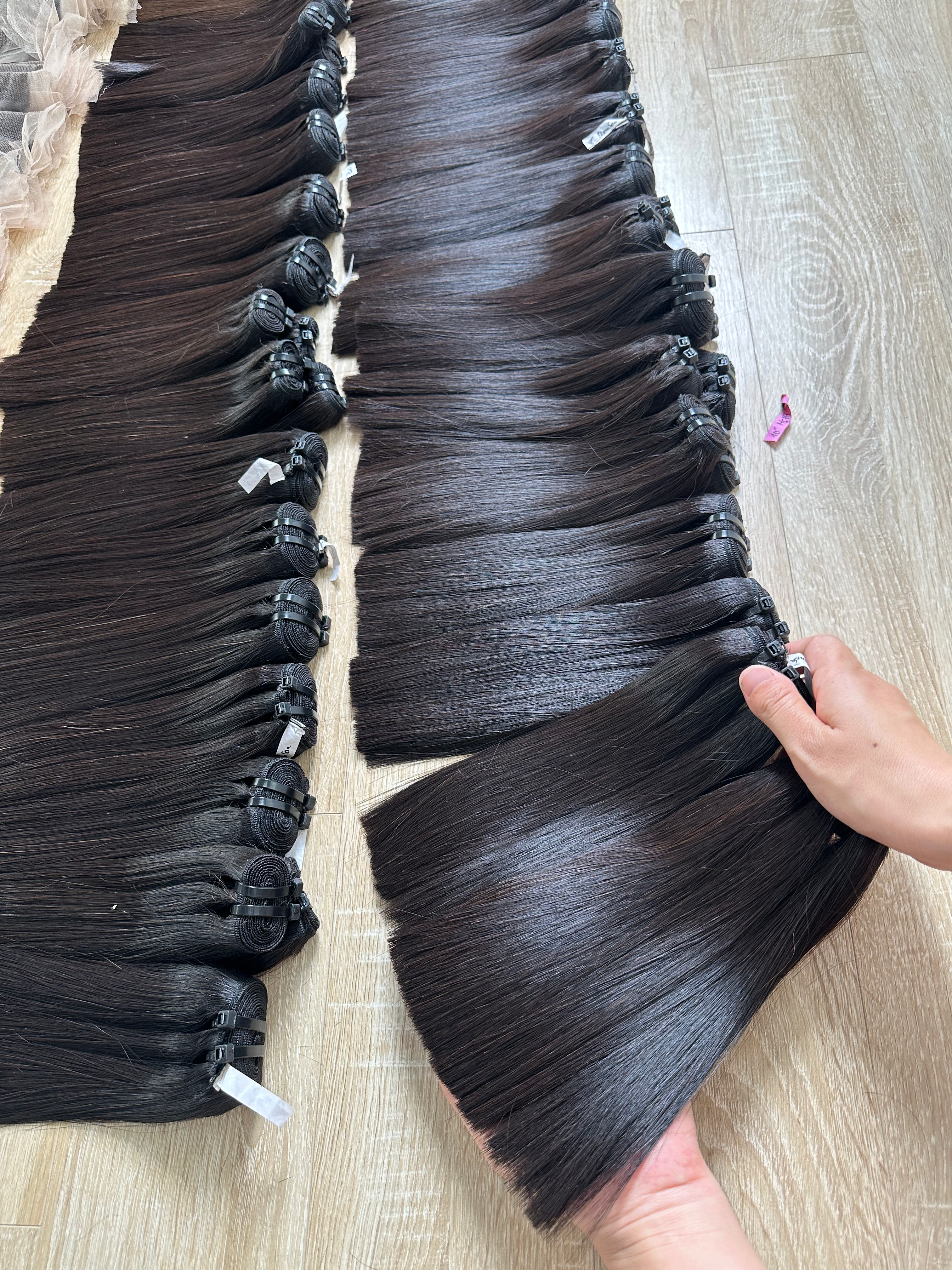 Super double drawn hair