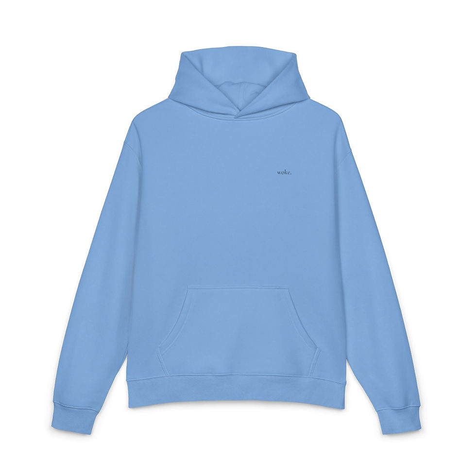 Thumbnail: Woke Relaxed Hoodie | Black Logo