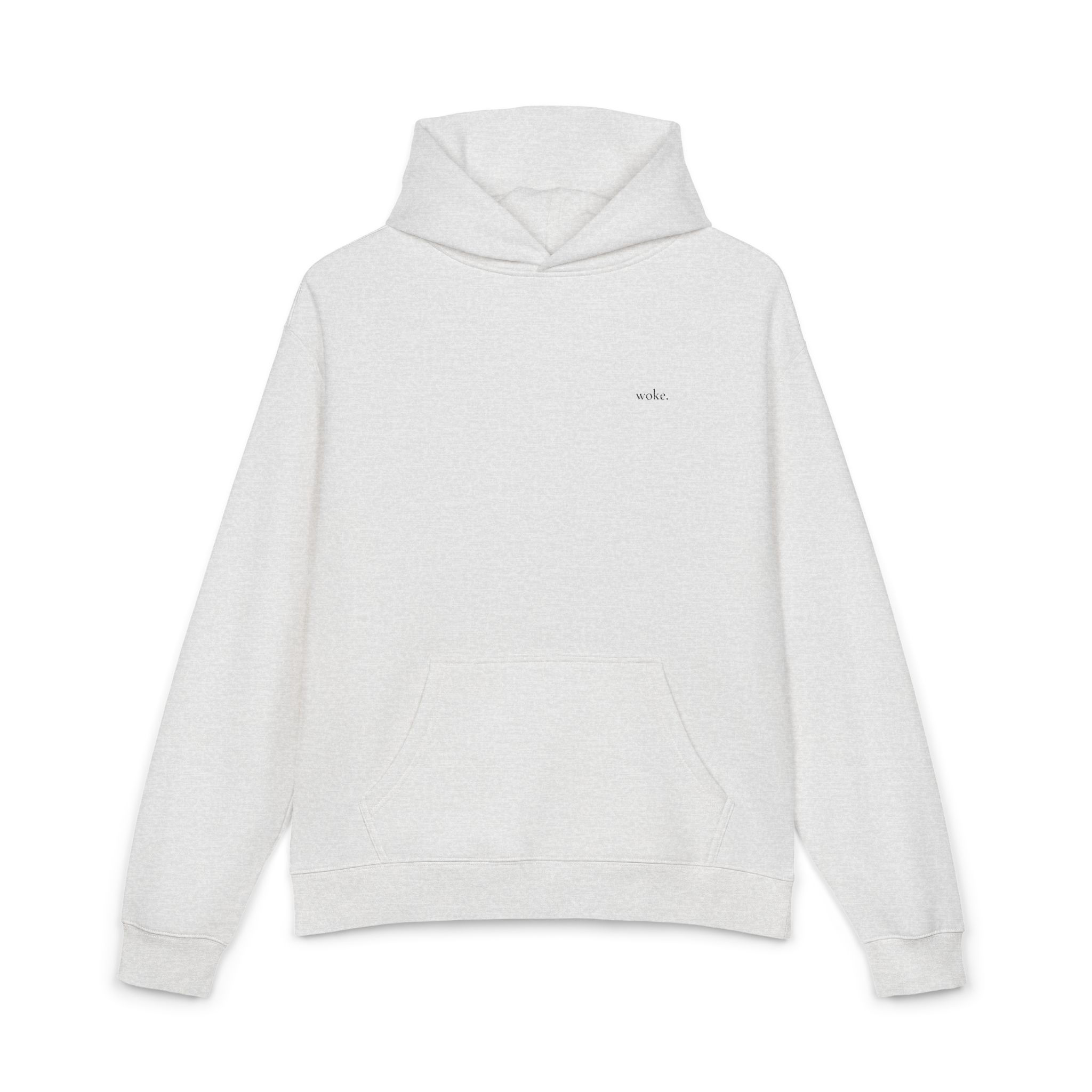Woke Relaxed Hoodie | Black Logo
