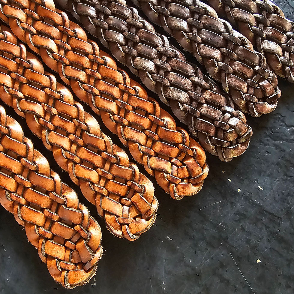Thumbnail: Mystery Braided Leather Belt