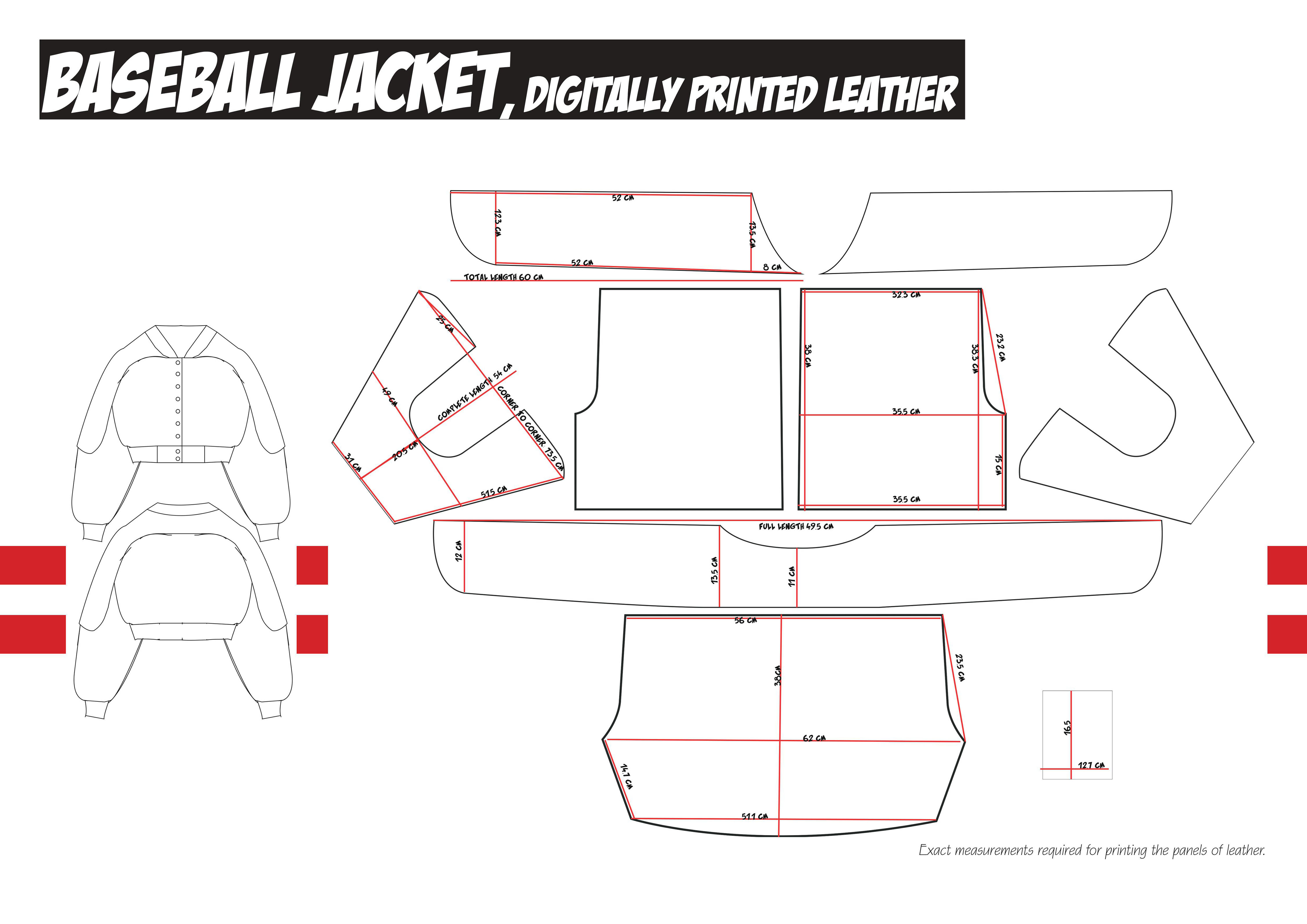 Technical Flat--sh baseball jacket