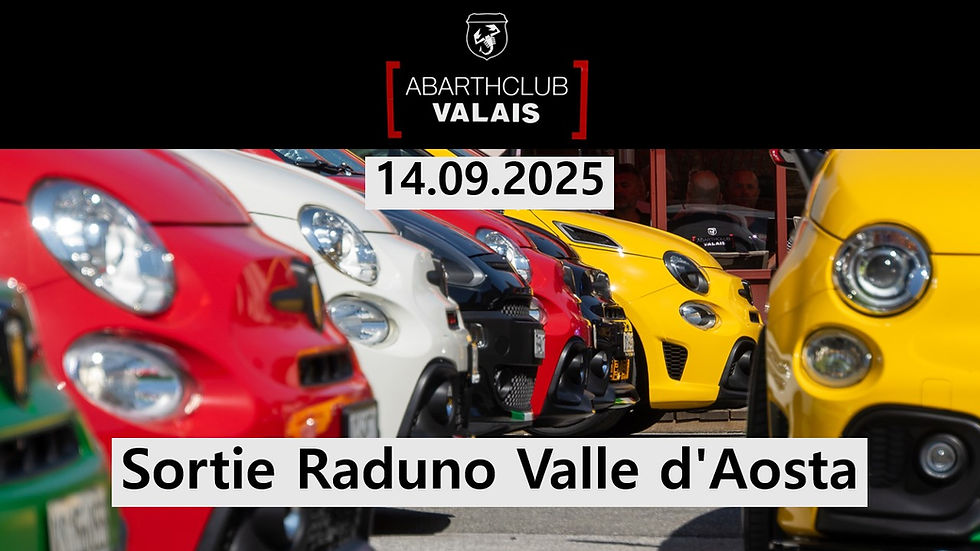Sortie Raduno Valle d'Aosta 2025