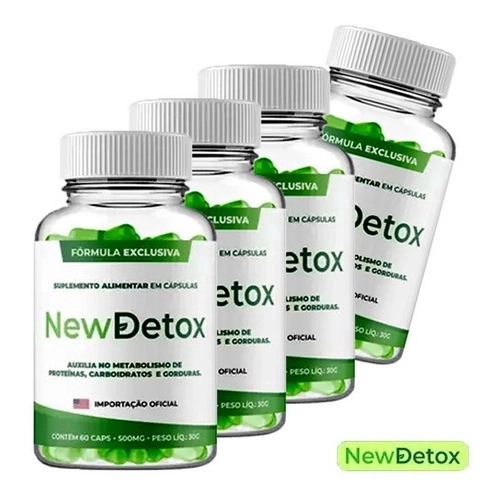 NEW DETOX CAPS FUNCIONA MESMO? PARA QUE SERVE O NEW DETOX? COMO TOMAR O NEW DETOX?