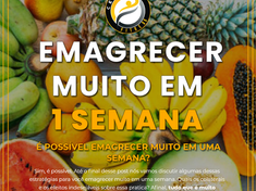 Como Emagrecer em Uma Semana: 6 Táticas Infalíveis